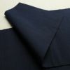名古屋帯 太鼓柄 良品 正絹 幾何学柄・抽象柄 通し仕立て なごや帯 リサイクル帯 帯 モダン 紬地 青・紺_画像11
