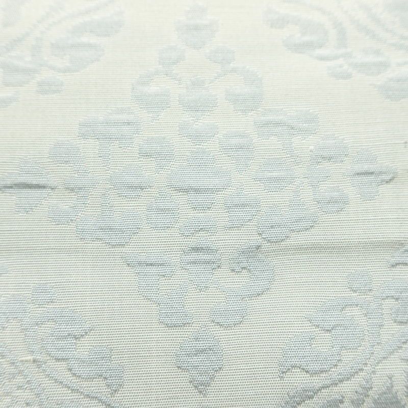 名古屋帯 六通柄 良品 正絹 幾何学柄・抽象柄 名古屋仕立て なごや帯 リサイクル帯 帯 青・紺_画像4