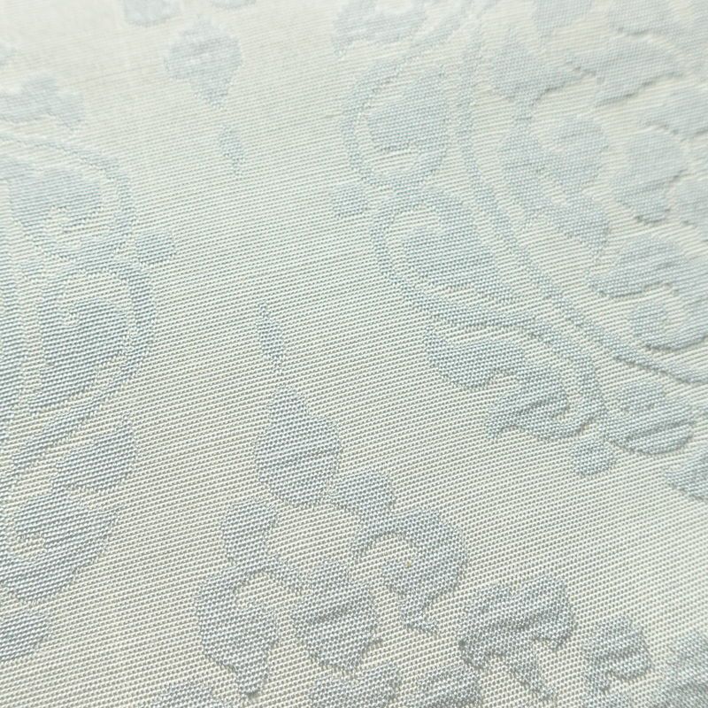 名古屋帯 六通柄 良品 正絹 幾何学柄・抽象柄 名古屋仕立て なごや帯 リサイクル帯 帯 青・紺_画像5