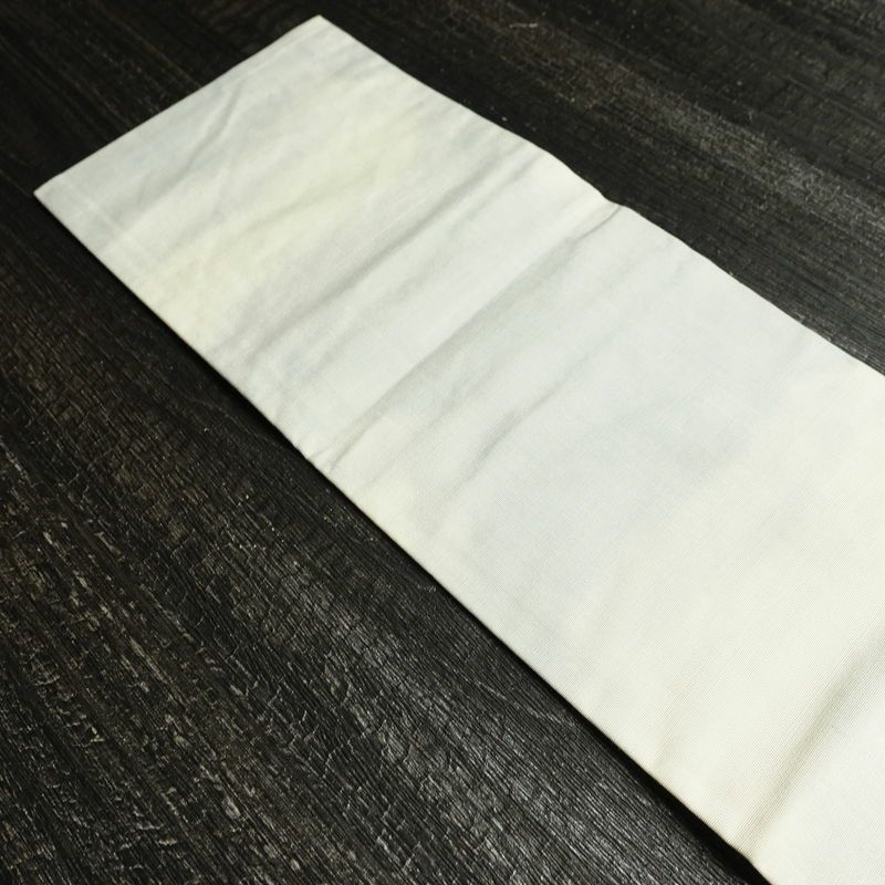 名古屋帯 六通柄 良品 正絹 幾何学柄・抽象柄 名古屋仕立て なごや帯 リサイクル帯 帯 青・紺_画像14