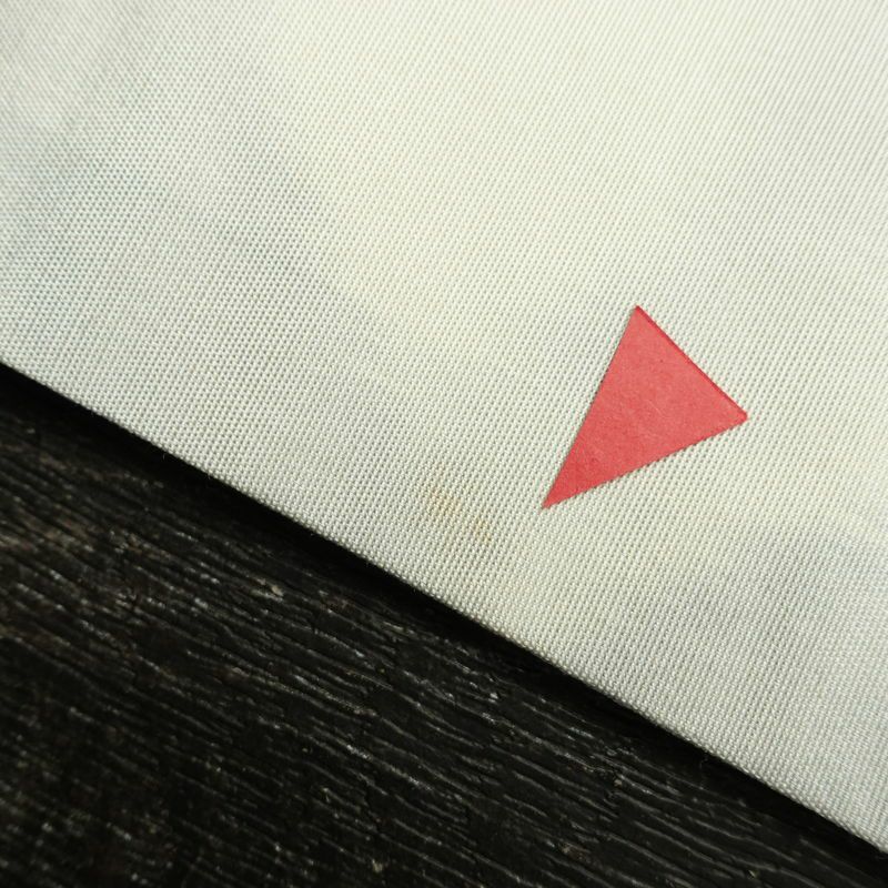 名古屋帯 六通柄 良品 正絹 幾何学柄・抽象柄 名古屋仕立て なごや帯 リサイクル帯 帯 青・紺_画像20