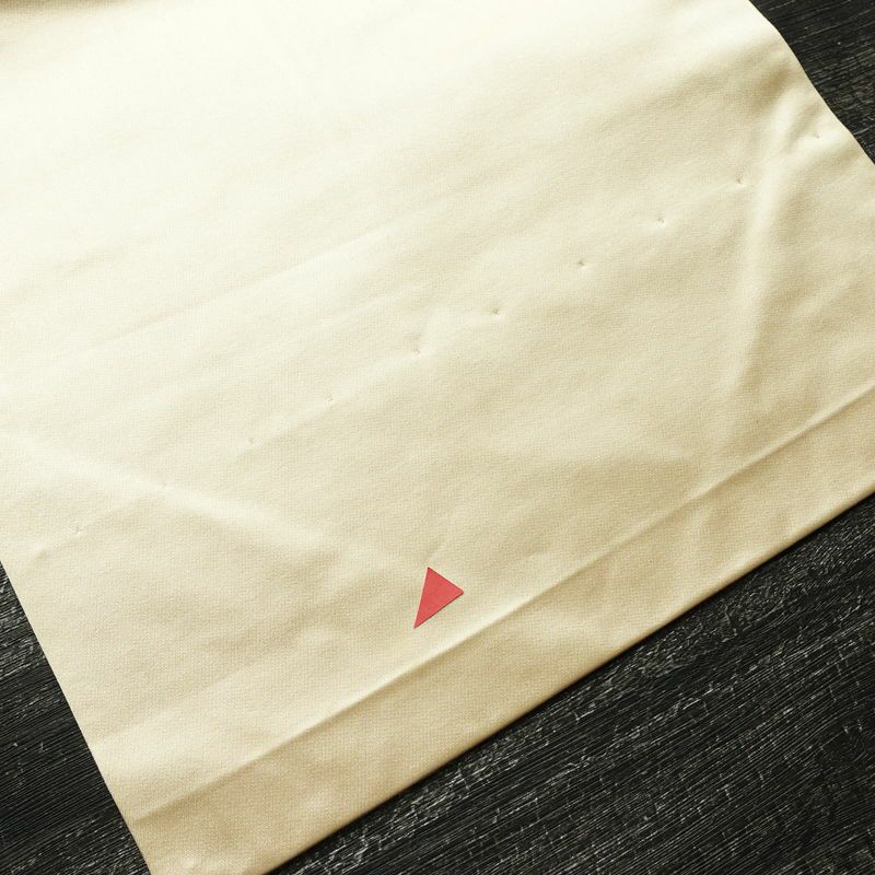 名古屋帯 太鼓柄 良品 正絹 その他の柄 名古屋仕立て なごや帯 リサイクル帯 帯 シンプル クリーム_画像15