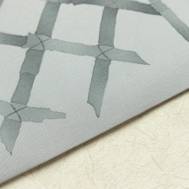 名古屋帯 太鼓柄 良品 正絹 古典柄 名古屋仕立て なごや帯 リサイクル帯 帯 シンプル 青・紺_画像13