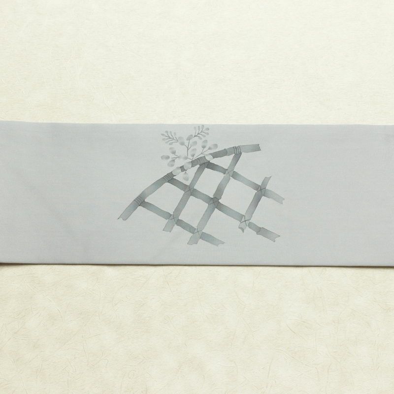 名古屋帯 太鼓柄 良品 正絹 古典柄 名古屋仕立て なごや帯 リサイクル帯 帯 シンプル 青・紺_画像14