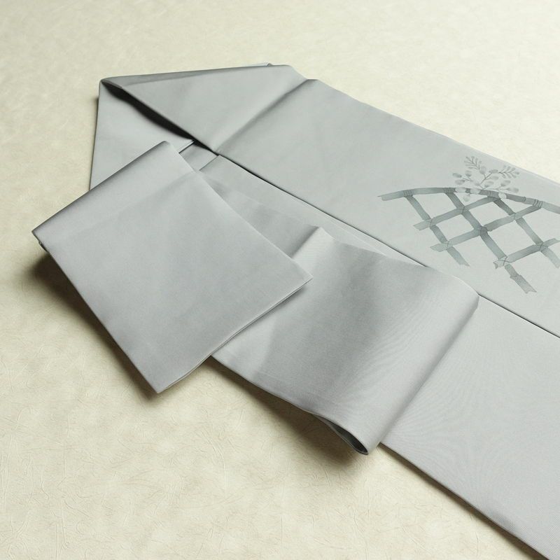 名古屋帯 太鼓柄 良品 正絹 古典柄 名古屋仕立て なごや帯 リサイクル帯 帯 シンプル 青・紺_画像21