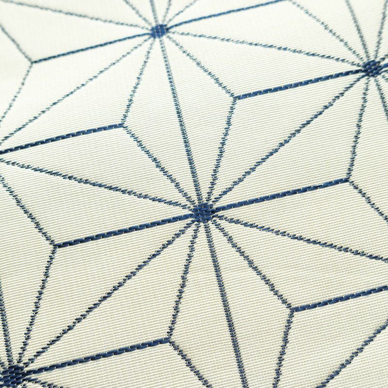 名古屋帯 六通柄 正絹 麻の葉柄 通し仕立て なごや帯 リサイクル帯 帯 白_画像5