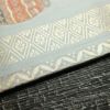 名古屋帯 六通柄 正絹 古典柄 名古屋仕立て なごや帯 リサイクル帯 帯 箔 青・紺_画像14