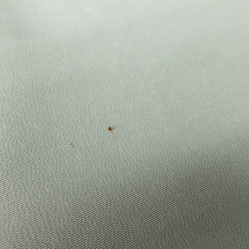 訪問着 縮緬 正絹 古典柄 袷仕立て 身丈158.5cm 裄丈65cm リサイクル着物 着物 箔 金彩 入学式 卒業式 七五三 お宮参り フォーマル 上品 青・紺_画像12