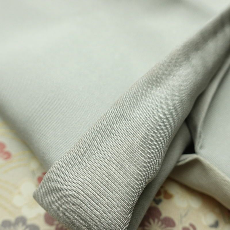 訪問着 縮緬 正絹 古典柄 袷仕立て 身丈158.5cm 裄丈65cm リサイクル着物 着物 箔 金彩 入学式 卒業式 七五三 お宮参り フォーマル 上品 青・紺_画像16