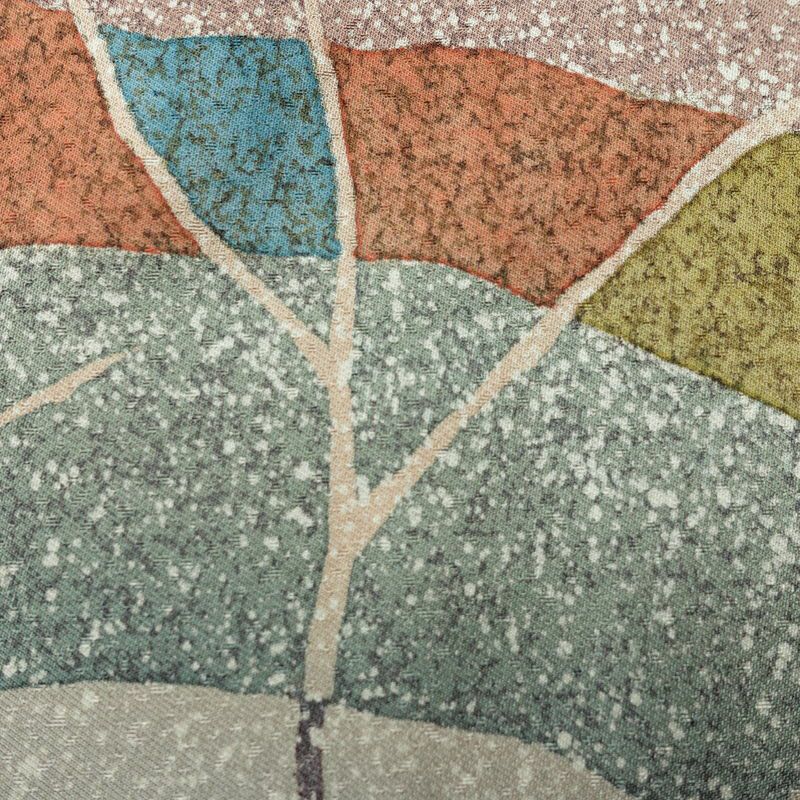 訪問着 正絹 幾何学柄・抽象柄 袷仕立て 身丈167cm 裄丈66.5cm リサイクル着物 着物 フォーマル ベージュ_画像8