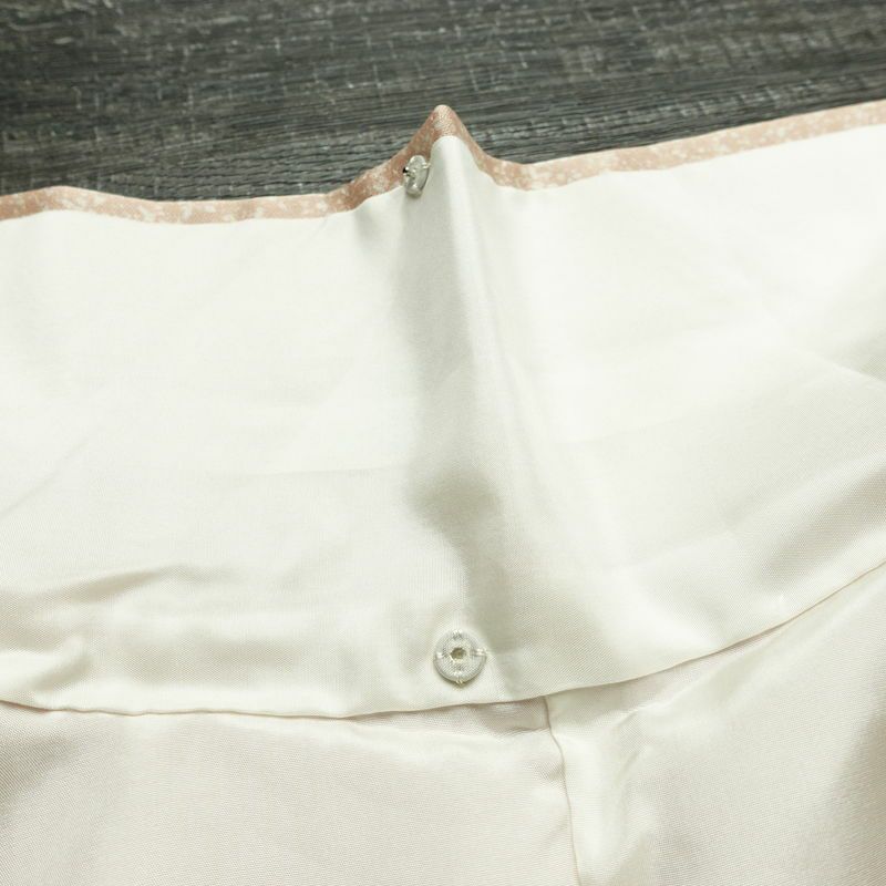 訪問着 正絹 幾何学柄・抽象柄 袷仕立て 身丈167cm 裄丈66.5cm リサイクル着物 着物 フォーマル ベージュ_画像20