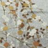 訪問着 正絹 木の葉・植物柄 袷仕立て 身丈157cm 裄丈62.5cm リサイクル着物 着物 箔 金彩 入学式 卒業式 七五三 お宮参り フォーマル グレー_画像6