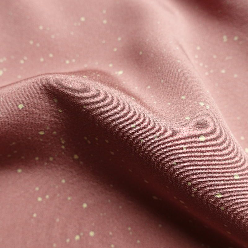 訪問着 美品 しつけ糸付き 縮緬 正絹 風景柄 袷仕立て 身丈166.5cm 裄丈68.5cm リサイクル着物 着物 入学式 卒業式 七五三 お宮参り フォーマル ピンク_画像21