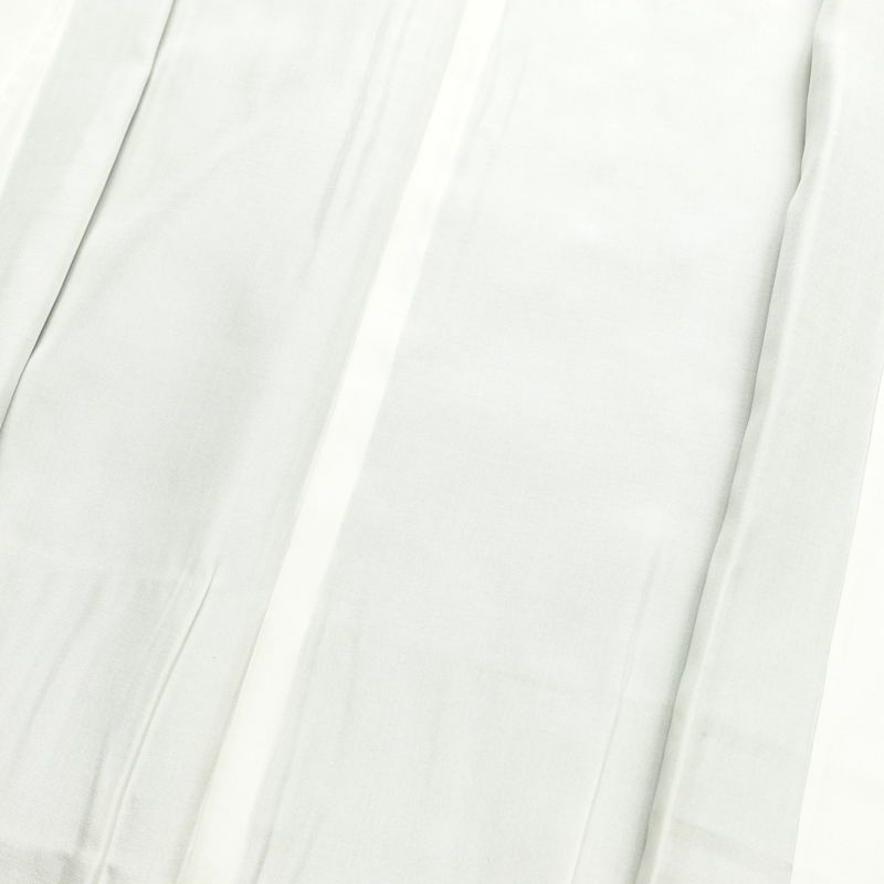 大島紬 証紙あり 正絹 幾何学柄・抽象柄 袷仕立て 身丈161.5cm 裄丈61.5cm リサイクル着物 一部しつけ糸付き 着物 青・紺_画像16