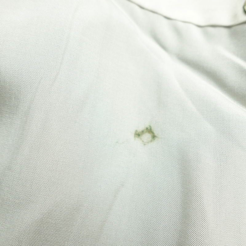 大島紬 証紙あり 正絹 幾何学柄・抽象柄 袷仕立て 身丈161.5cm 裄丈61.5cm リサイクル着物 一部しつけ糸付き 着物 青・紺_画像18