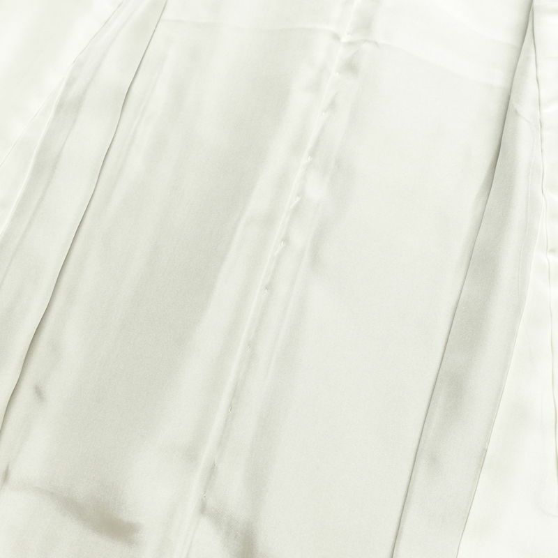 訪問着 良品 しつけ糸付き 正絹 木の葉・植物柄 袷仕立て 身丈162.5cm 裄丈65cm リサイクル着物 着物 刺繍 金彩 入学式 卒業式 七五三 お宮参り フォーマル 黄・黄土色_画像20