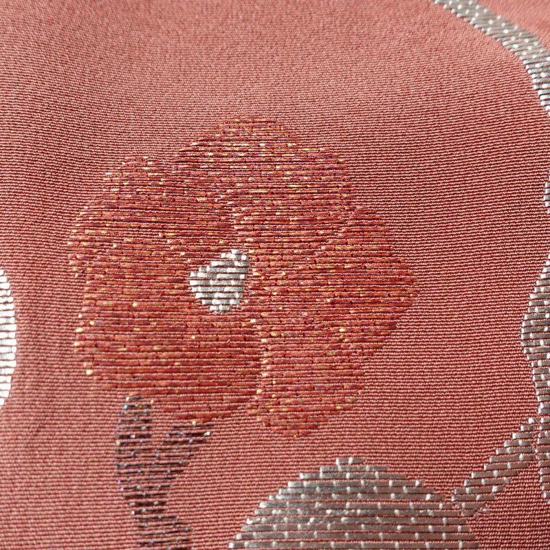 付け下げ 縮緬 一つ紋付き 正絹 花柄 袷仕立て 身丈161.5cm 裄丈68cm リサイクル着物 着物 刺繍 入学式 七五三 お宮参り フォーマル シンプル 上品 ピンク_画像8