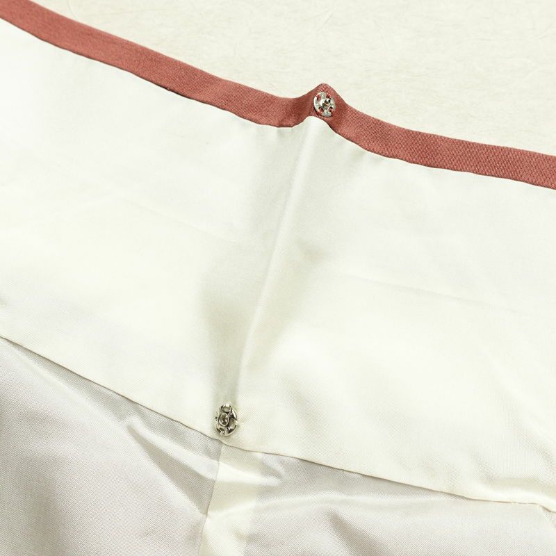 付け下げ 縮緬 一つ紋付き 正絹 花柄 袷仕立て 身丈161.5cm 裄丈68cm リサイクル着物 着物 刺繍 入学式 七五三 お宮参り フォーマル シンプル 上品 ピンク_画像20