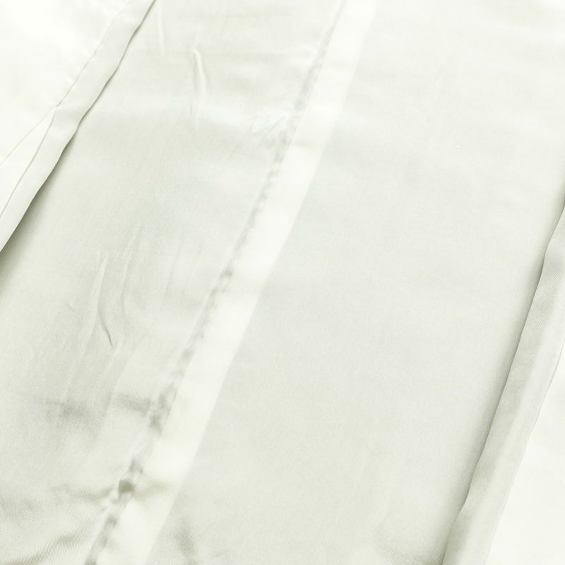 色無地 一つ紋付き 正絹 幾何学柄・抽象柄 袷仕立て 身丈158cm 裄丈65.5cm リサイクル着物 着物 ぼかし お茶会 フォーマル 黄・黄土色_画像16