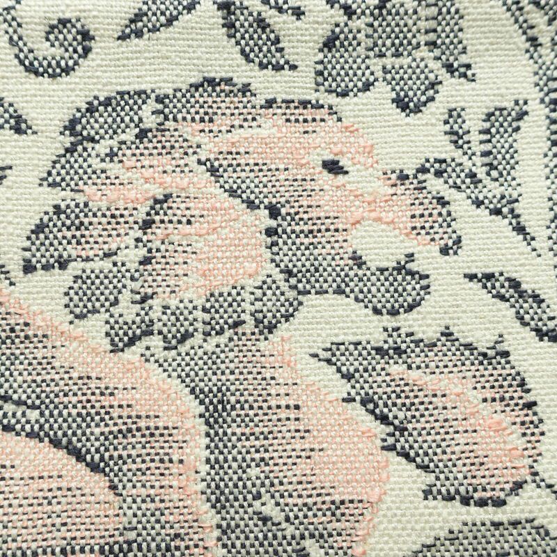 名古屋帯 六通柄 良品 正絹 幾何学柄・抽象柄 松葉仕立て なごや帯 リサイクル帯 帯 紬地 白_画像4