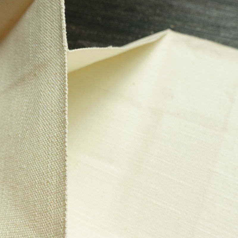 名古屋帯 六通柄 良品 正絹 幾何学柄・抽象柄 松葉仕立て なごや帯 リサイクル帯 帯 紬地 白_画像17