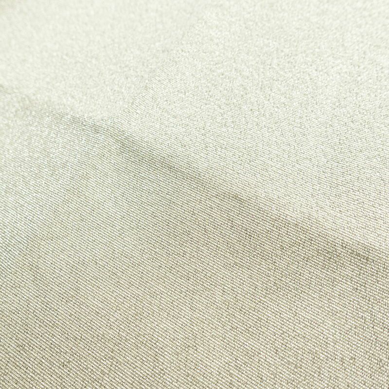 名古屋帯 太鼓柄 正絹 木の葉・植物柄 松葉仕立て なごや帯 リサイクル帯 帯 金・銀_画像17