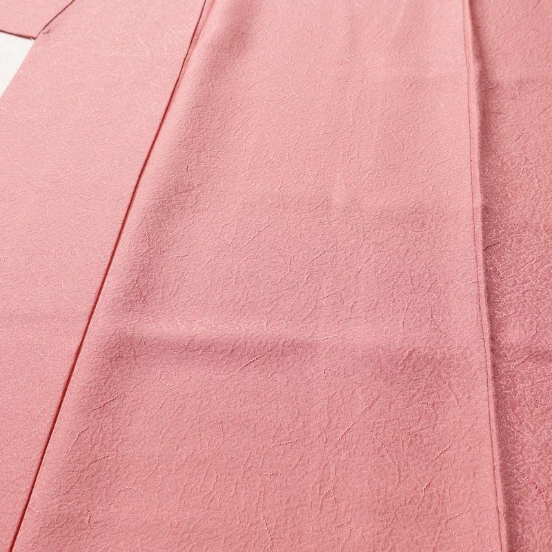 色無地 美品 しつけ糸付き 正絹 その他の柄 袷仕立て 身丈160.5cm 裄丈64.5cm リサイクル着物 着物 お茶会 フォーマル ピンク_画像5