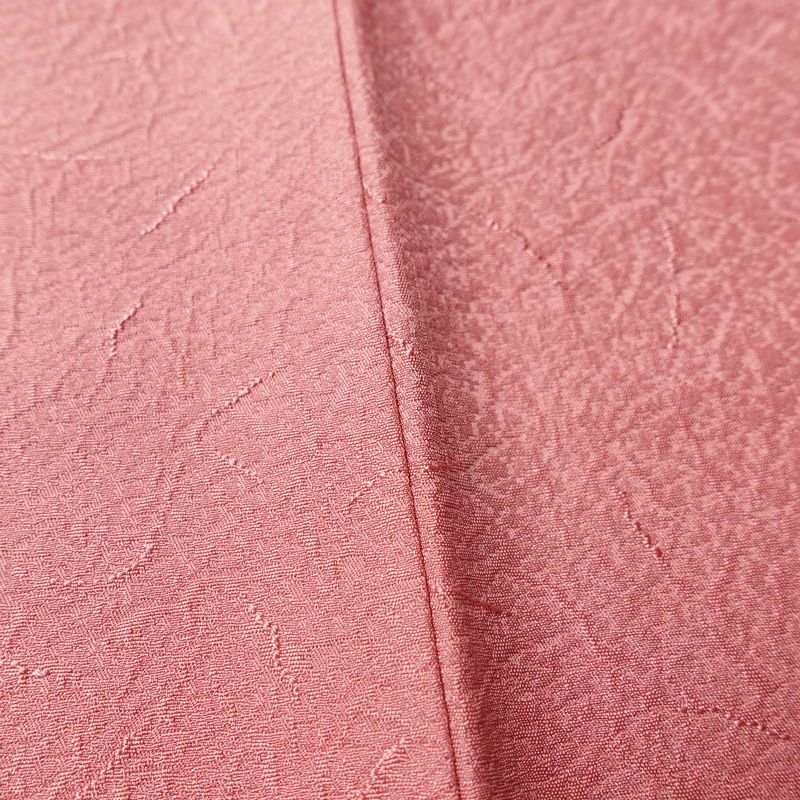 色無地 美品 しつけ糸付き 正絹 その他の柄 袷仕立て 身丈160.5cm 裄丈64.5cm リサイクル着物 着物 お茶会 フォーマル ピンク_画像10