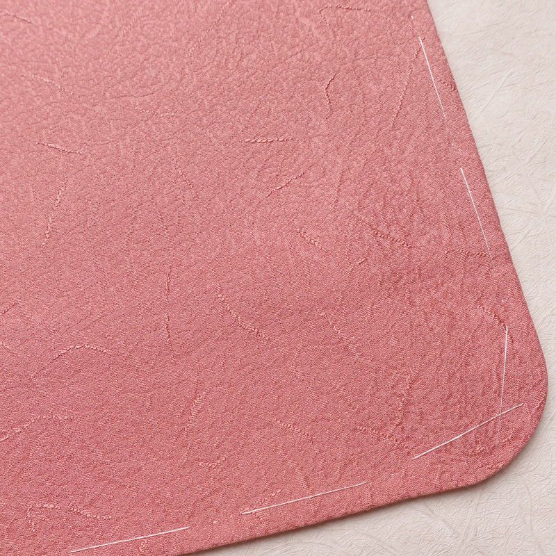 色無地 美品 しつけ糸付き 正絹 その他の柄 袷仕立て 身丈160.5cm 裄丈64.5cm リサイクル着物 着物 お茶会 フォーマル ピンク_画像15