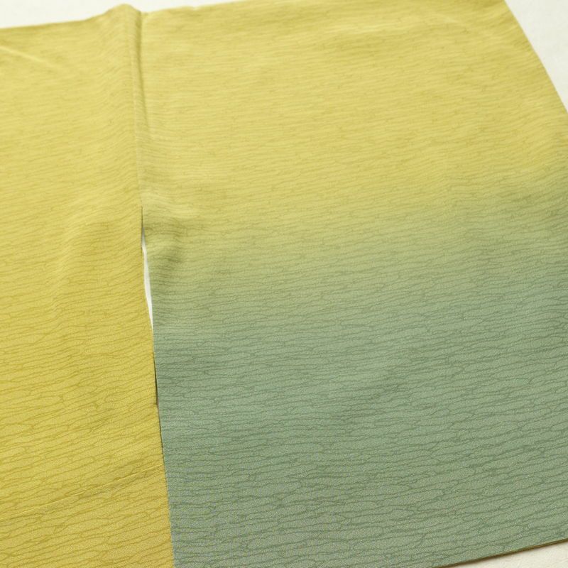 付け下げ 縮緬 正絹 その他の柄 袷仕立て 身丈159cm 裄丈68cm リサイクル着物 着物 シンプル 多色使い_画像13