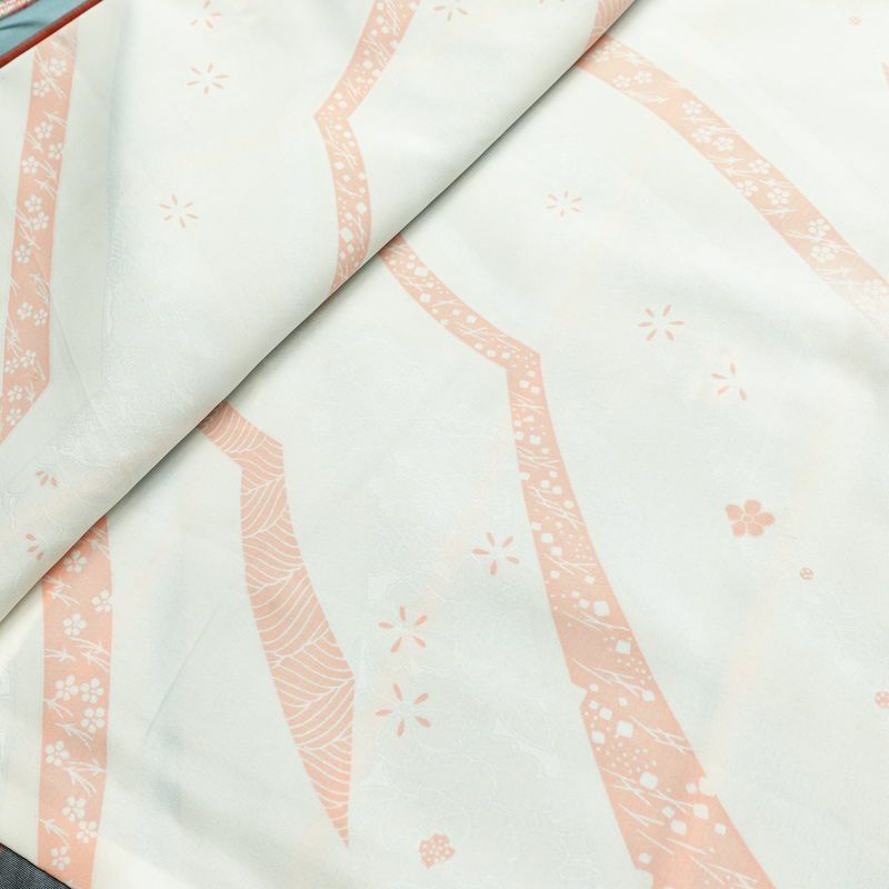 紬 アンサンブル 良品 しつけ糸付き セット品 正絹 チェック・格子柄 袷仕立て 身丈165cm 裄丈66cm リサイクル着物 着物 青・紺_画像21