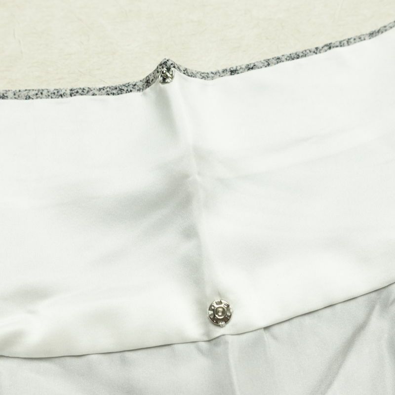 訪問着 美品 落款入り 正絹 風景柄 袷仕立て 身丈159cm 裄丈67cm リサイクル着物 着物 箔 共八掛 銀彩 卒業式 フォーマル グレー_画像21