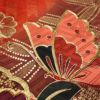 振袖 良品 金駒刺繍 正絹 花柄 袷仕立て 身丈161cm 裄丈66cm リサイクル着物 着物 箔 金彩 成人式 二十歳 二十歳の集い パーティー 萩 フォーマル 赤・朱_画像8
