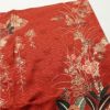 振袖 良品 金駒刺繍 正絹 花柄 袷仕立て 身丈161cm 裄丈66cm リサイクル着物 着物 箔 金彩 成人式 二十歳 二十歳の集い パーティー 萩 フォーマル 赤・朱_画像15