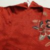 振袖 良品 金駒刺繍 正絹 花柄 袷仕立て 身丈161cm 裄丈66cm リサイクル着物 着物 箔 金彩 成人式 二十歳 二十歳の集い パーティー 萩 フォーマル 赤・朱_画像18