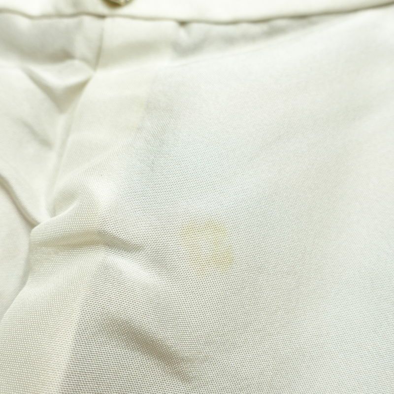 小紋 縮緬 総柄 正絹 風景柄 袷仕立て 身丈149cm 裄丈62.5cm リサイクル着物 着物 黄・黄土色_画像19