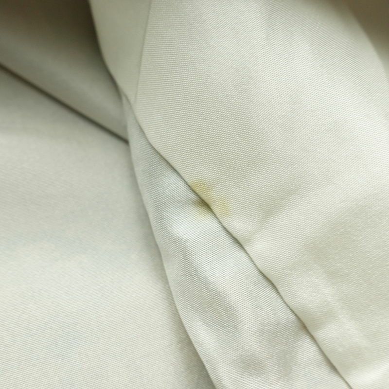 小紋 縮緬 総柄 正絹 風景柄 袷仕立て 身丈149cm 裄丈62.5cm リサイクル着物 着物 黄・黄土色_画像20