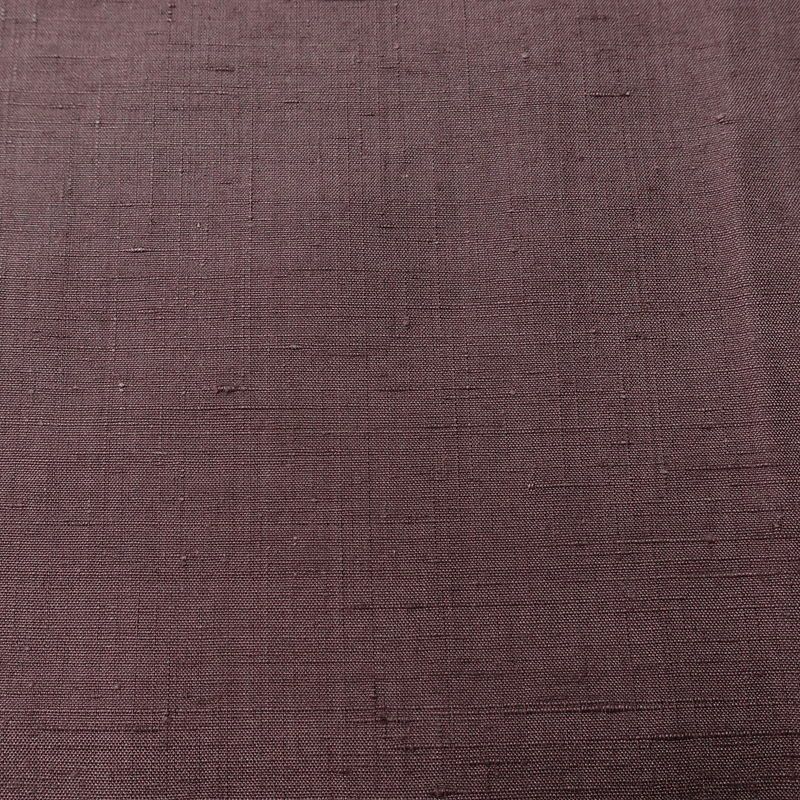 紬 良品 しつけ糸付き 正絹 無地 袷仕立て 身丈155cm 裄丈63.5cm リサイクル着物 着物 くすみパープル シンプル 紫・藤色_画像7