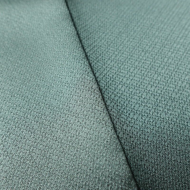 訪問着 しつけ糸付き 正絹 木の葉・植物柄 袷仕立て 身丈163.5cm 裄丈65cm リサイクル着物 着物 箔 金彩 入学式 卒業式 七五三 お宮参り フォーマル 四季花 緑・うぐいす色_画像10