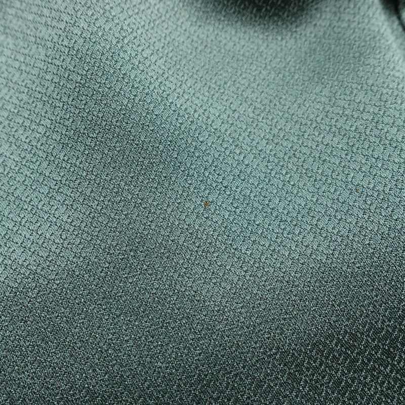 訪問着 しつけ糸付き 正絹 木の葉・植物柄 袷仕立て 身丈163.5cm 裄丈65cm リサイクル着物 着物 箔 金彩 入学式 卒業式 七五三 お宮参り フォーマル 四季花 緑・うぐいす色_画像18