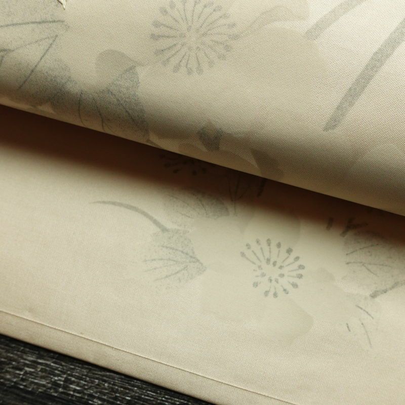 名古屋帯 太鼓柄 正絹 花柄 名古屋仕立て なごや帯 リサイクル帯 帯 刺繍 ピンク_画像9