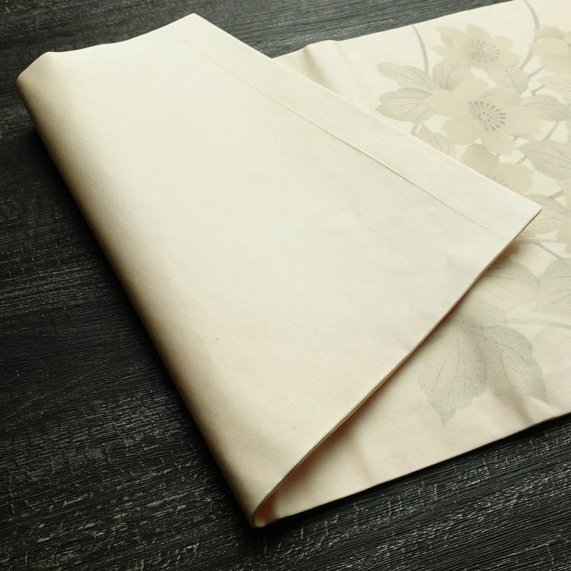 名古屋帯 太鼓柄 正絹 花柄 名古屋仕立て なごや帯 リサイクル帯 帯 刺繍 ピンク_画像11