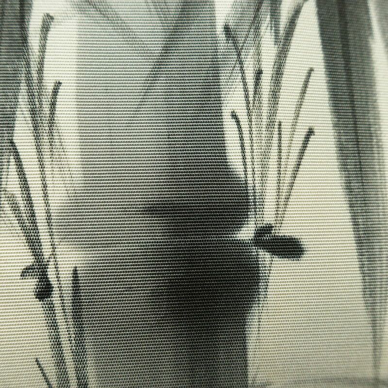 名古屋帯 太鼓柄 落款入り 正絹 木の葉・植物柄 名古屋仕立て なごや帯 リサイクル帯 帯 白_画像4