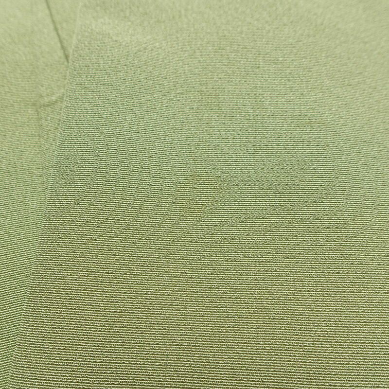 訪問着 縮緬 正絹 花柄 袷仕立て 身丈164cm 裄丈67cm リサイクル着物 着物 共八掛 入学式 卒業式 七五三 お宮参り フォーマル 緑・うぐいす色_画像19