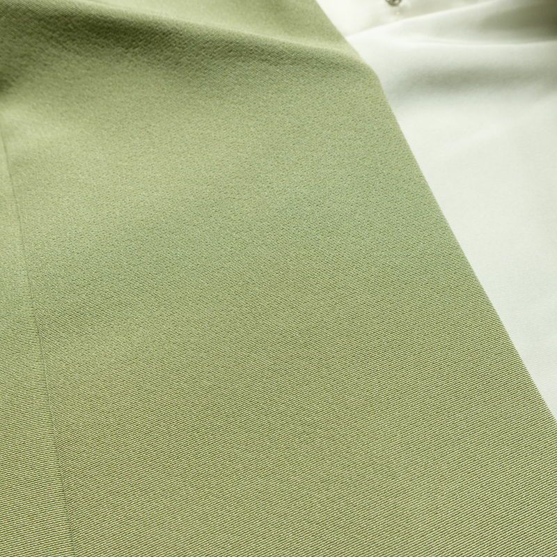 訪問着 縮緬 正絹 花柄 袷仕立て 身丈164cm 裄丈67cm リサイクル着物 着物 共八掛 入学式 卒業式 七五三 お宮参り フォーマル 緑・うぐいす色_画像20