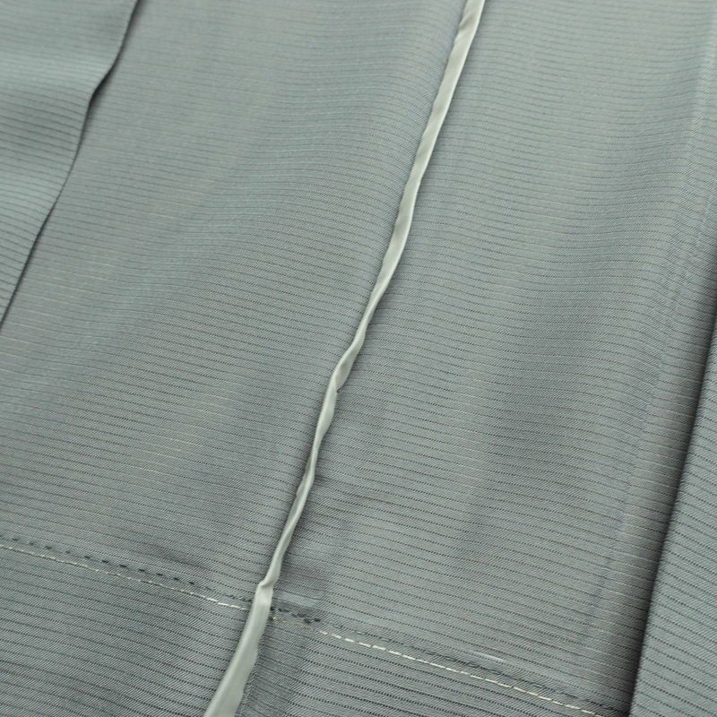 単衣 色無地 絽 良品 しつけ糸付き 夏用 ポリエステル 無地 単衣仕立て 身丈145.5cm 裄丈61.5cm リサイクル着物 着物 お茶会 フォーマル 青・紺_画像18