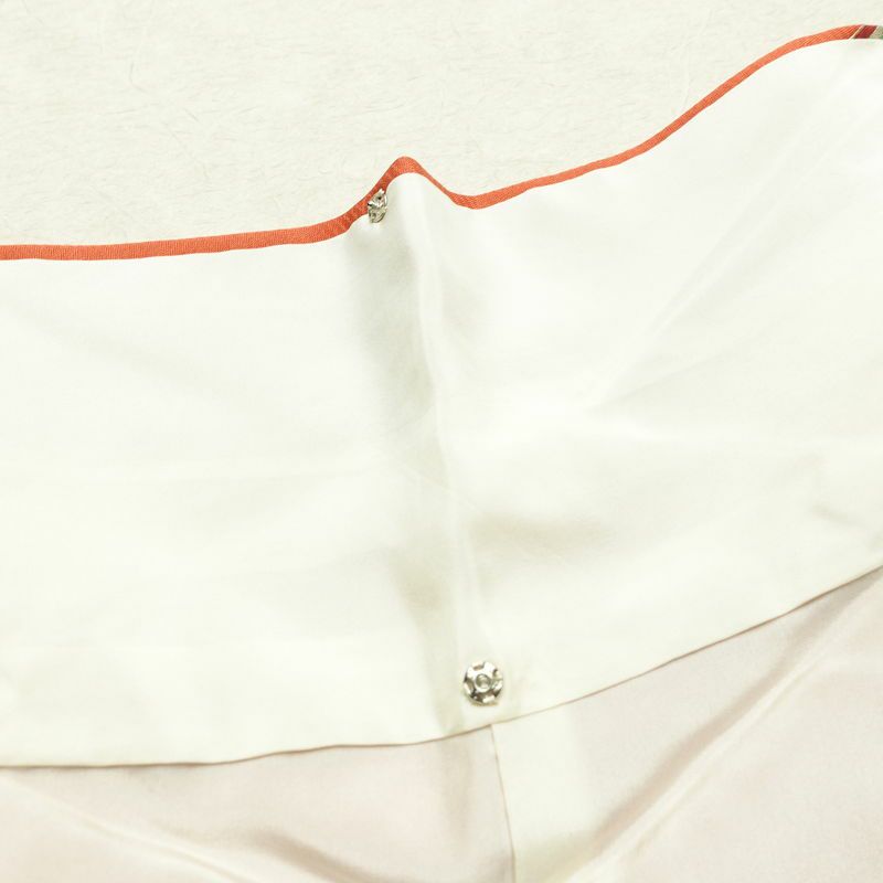 振袖 正絹 古典柄 袷仕立て 身丈164.5cm 裄丈66cm リサイクル着物 着物 箔 金彩 成人式 二十歳 二十歳の集い パーティー フォーマル 蝶 扇子 御所車 黄・黄土色_画像21