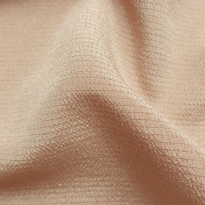 盛夏 色無地 白坂幸蔵 絽ちりめん 縮緬 絽 良品 しつけ糸付き 夏用 一つ紋付き 正絹 無地 単衣仕立て 身丈152.5cm 裄丈63.5cm リサイクル着物 着物 お茶会 フォーマル シンプル ピンクベージュ ベージュ_画像21