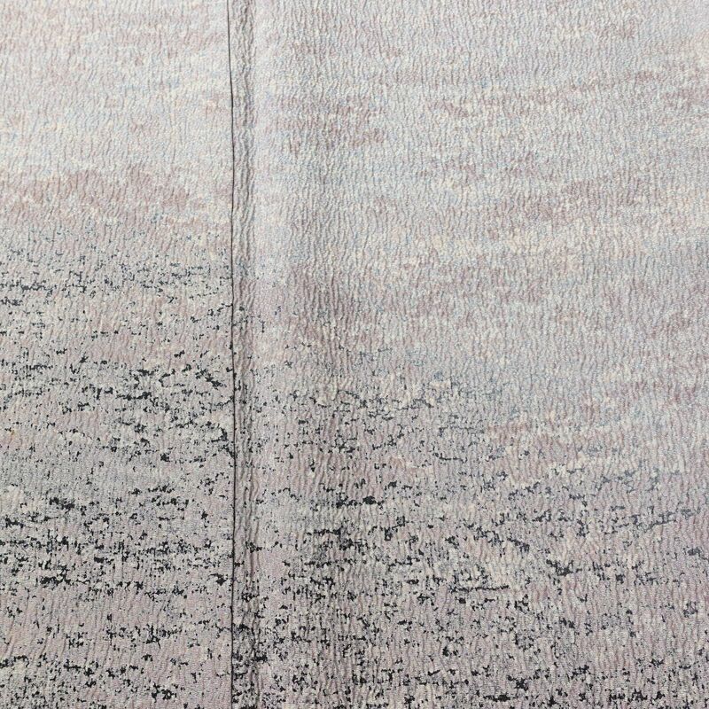 付け下げ ふくれ織 正絹 その他の柄 袷仕立て 身丈164cm 裄丈66cm リサイクル着物 着物 洒落 紫・藤色_画像7