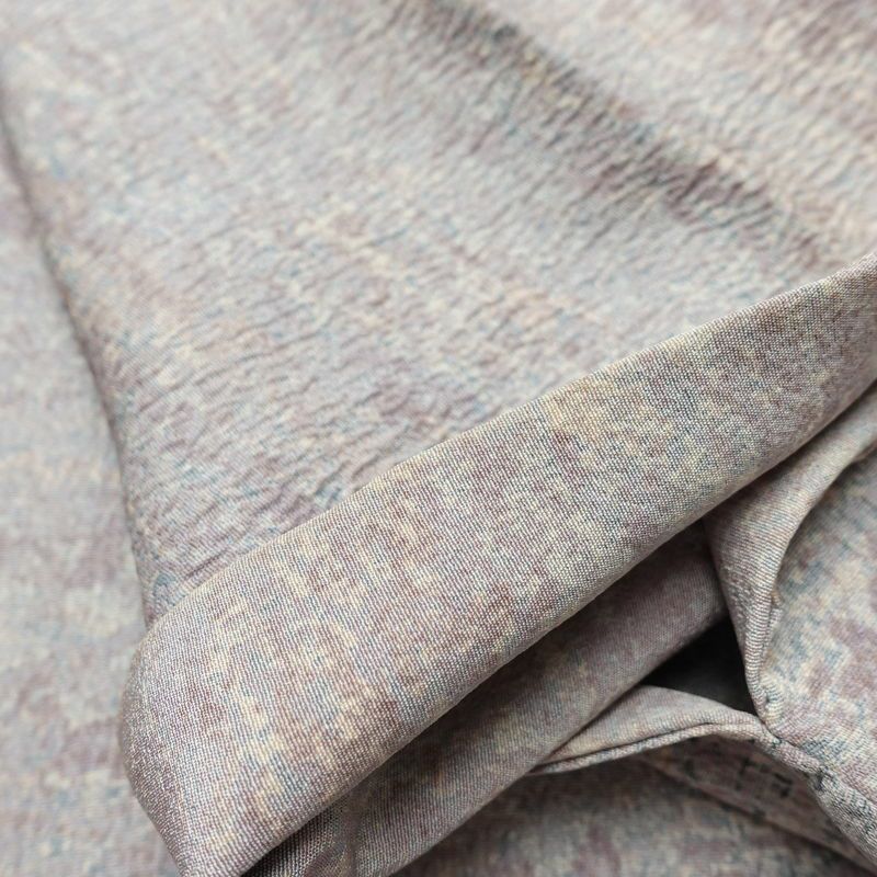 付け下げ ふくれ織 正絹 その他の柄 袷仕立て 身丈164cm 裄丈66cm リサイクル着物 着物 洒落 紫・藤色_画像15